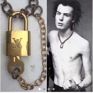 Authentic Louis Vuitton padlock key set